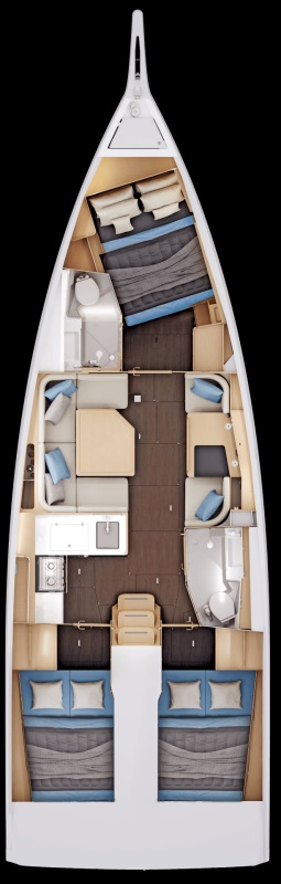Pronajmout si Jeanneau Sun Odyssey 415 v Gouvia