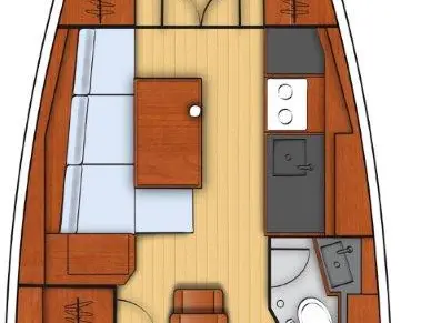 Pronájem Plachetnice v Biograd Na Moru -Bénéteau Oceanis 38.1