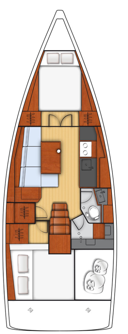Pronájem jachty v Göcek  -Bénéteau Oceanis 38.1 na Samboatu