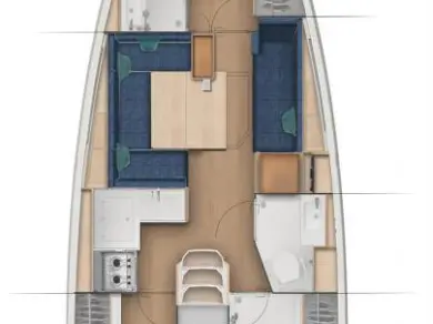 Jeanneau Sun Odyssey 380 jednotlivci a charterové společnosti v Göcek 