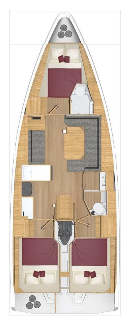 Pronájem lodi Split lákavé ceny Bavaria C38