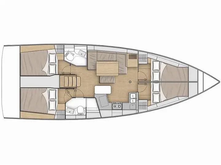 Pronájem lodi Bénéteau Oceanis 40.1 v Split na Samboatu