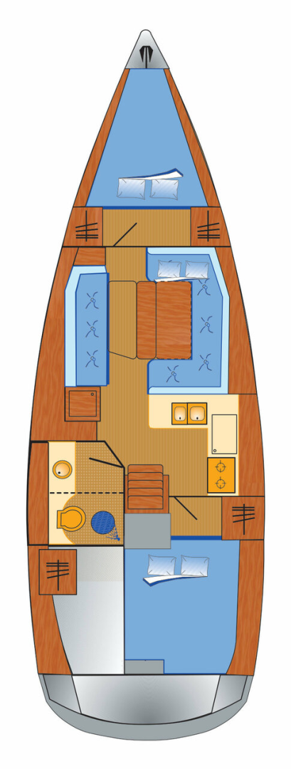 Pronájem jachty v Punat -Jeanneau Sun Odyssey 389 na Samboatu