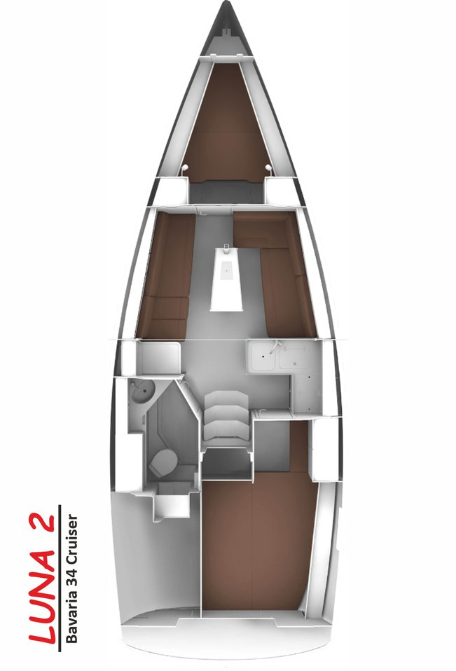 Pronájem Plachetnice v Fethiye -Bavaria Cruiser 34