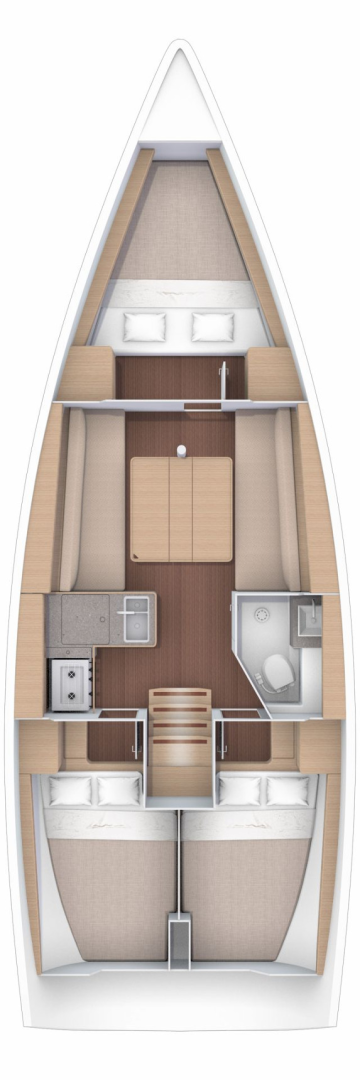 Pronájem lodi Mali Lošinj lákavé ceny Dufour 360 Grand Large