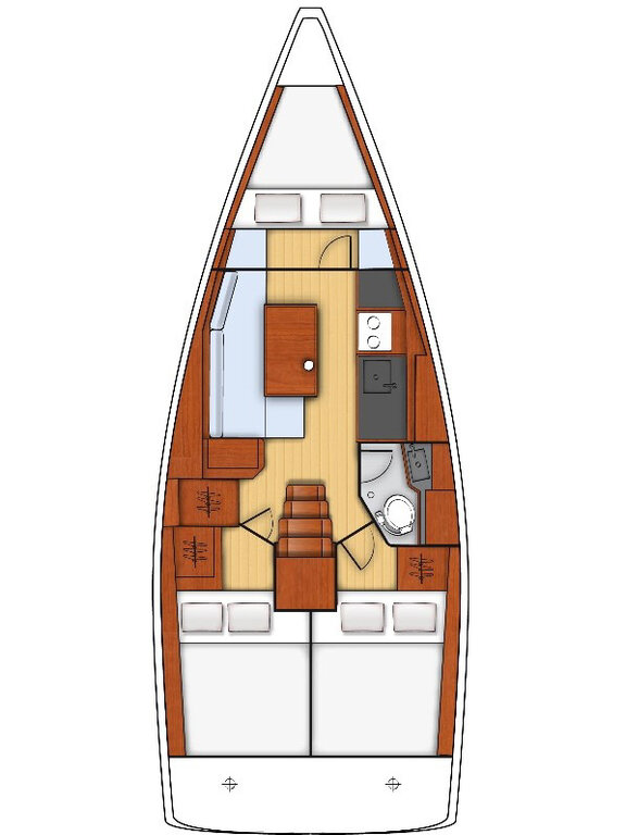Pronájem lodi Split lákavé ceny Oceanis 35