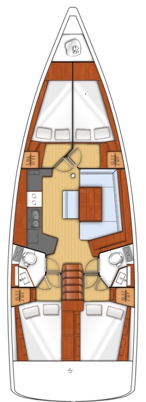 Pronájem lodi Bénéteau Oceanis 45 v Split na Samboatu