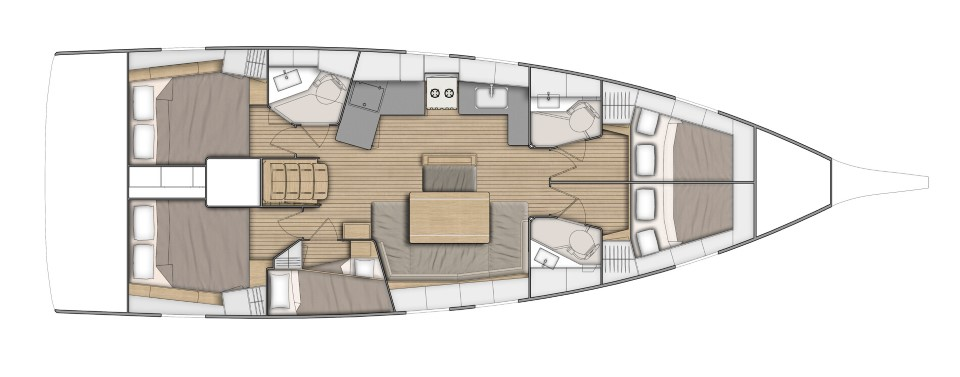 Bénéteau Oceanis 46.1 jednotlivci a charterové společnosti v Split