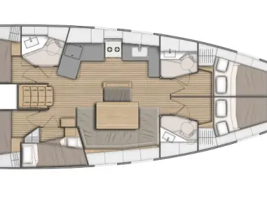Bénéteau Oceanis 46.1 jednotlivci a charterové společnosti v Split