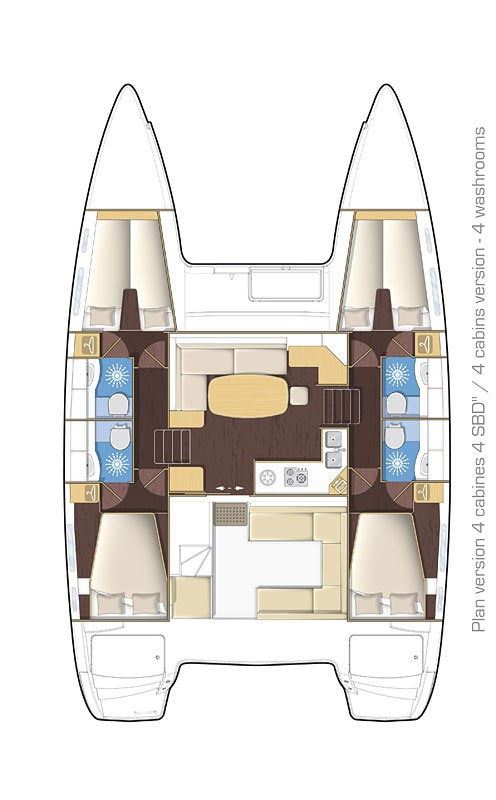 Pronajmout si Lagoon Lagoon 400 S2 v Turgutreis