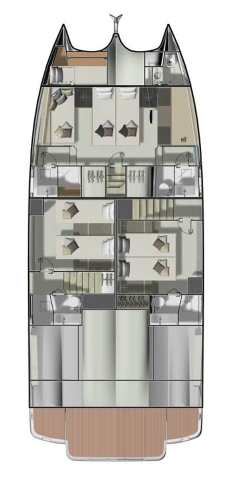 Pronájem jachty v Split -Prestige Yachts Prestige M48 - 3 + 1 cab. na Samboatu