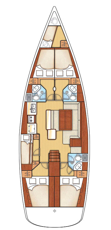 Pronájem lodi Bénéteau Oceanis 50 Family v Rogač na Samboatu