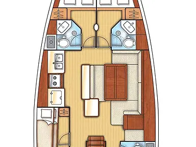 Pronájem lodi Bénéteau Oceanis 50 Family v Rogač na Samboatu