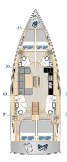 Pronájem lodi Hanse Hanse 460 v Donji Seget na Samboatu