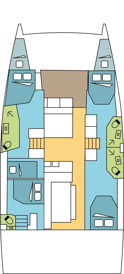 Pronájem Katamarán Bali s licencí