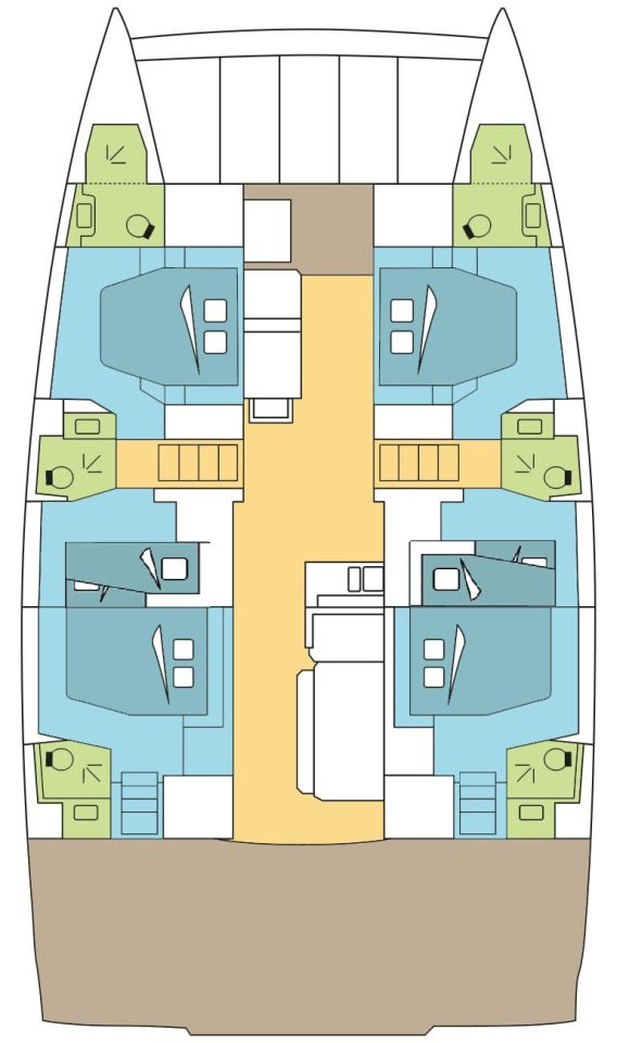 Pronájem Katamarán Bali s licencí
