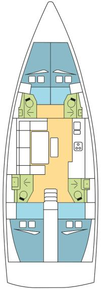 Pronajmout si Dufour Dufour 460 Grand Large v Kotor