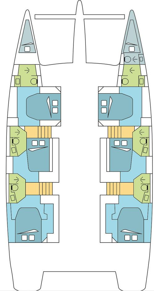 Pronájem jachty v Bas du Fort -Fountaine Pajot Ipanema 58 na Samboatu