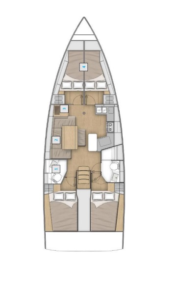 Pronájem jachty v Alimos -Bénéteau Oceanis 40.1 na Samboatu