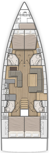 Pronájem jachty v Alimos -Bénéteau Oceanis 51.1 na Samboatu