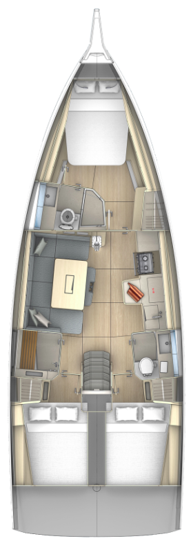 Pronájem jachty v Adaköy -Dufour Dufour 41 na Samboatu