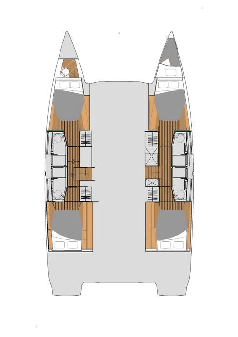Pronájem Katamarán v Adaköy -Fountaine Pajot Elba 45
