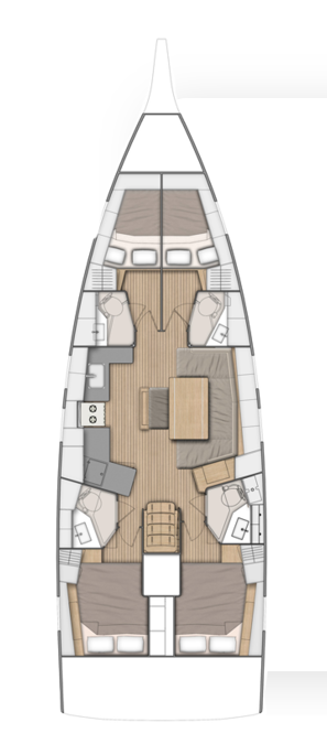 Bénéteau Oceanis 46.1 jednotlivci a charterové společnosti v Turgutreis
