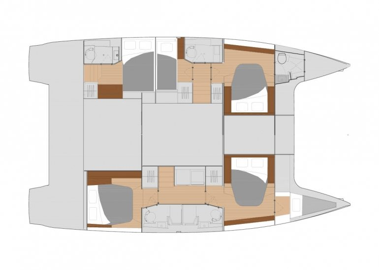Pronájem Katamarán v Ao Po -Fountaine Pajot Saona 47