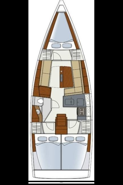 Pronájem lodi Hanse Hanse 345 v Empuriabrava na Samboatu
