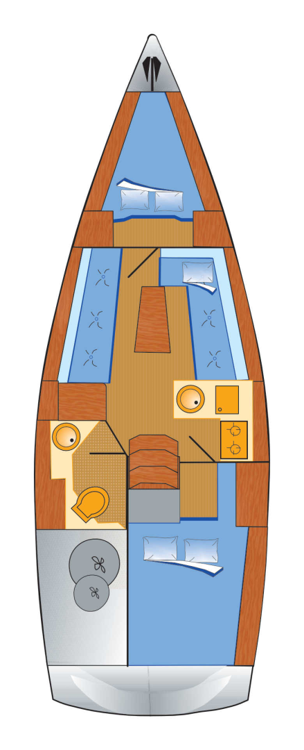 Pronájem lodi Heiligenhafen lákavé ceny Cruiser 33
