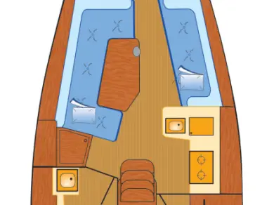 Hanse Hanse 320 jednotlivci a charterové společnosti v Heiligenhafen