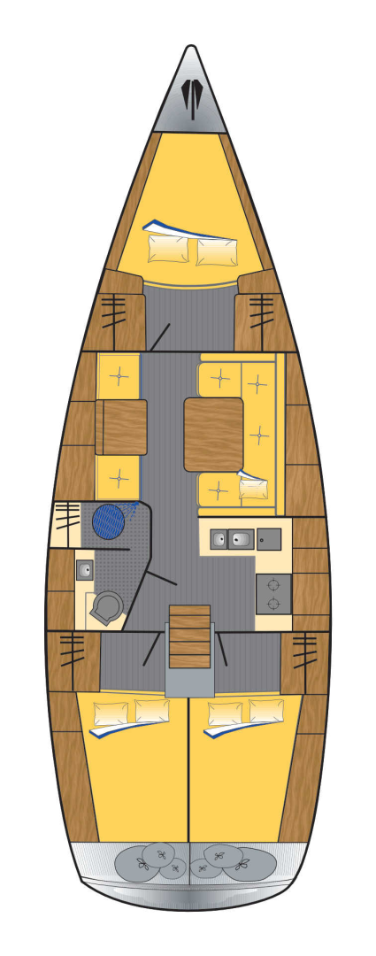 Pronájem jachty v Heiligenhafen -Hanse Hanse 370 na Samboatu