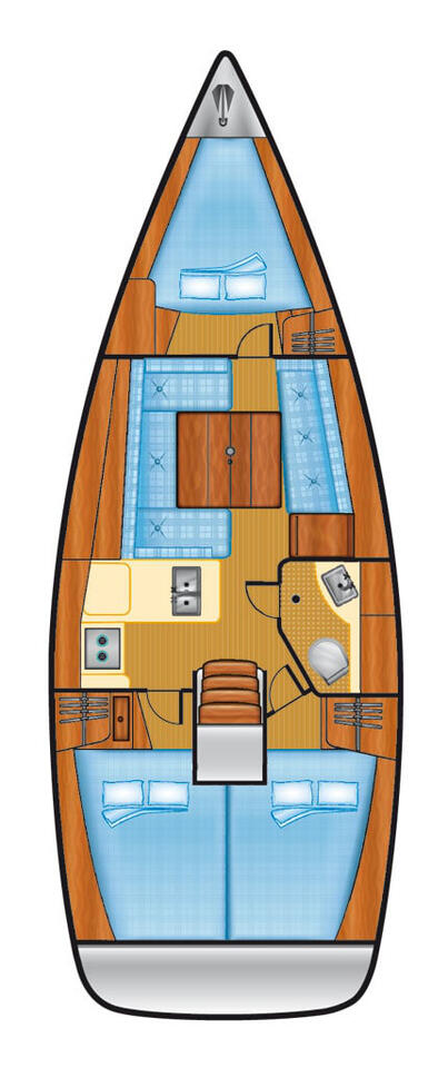 Pronájem Plachetnice v Flensburg -Bénéteau Oceanis 34