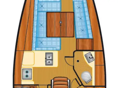 Pronájem Plachetnice v Flensburg -Bénéteau Oceanis 34