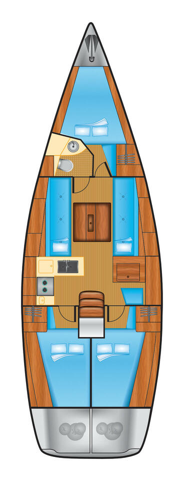 Pronájem lodi Heiligenhafen lákavé ceny Salona 38