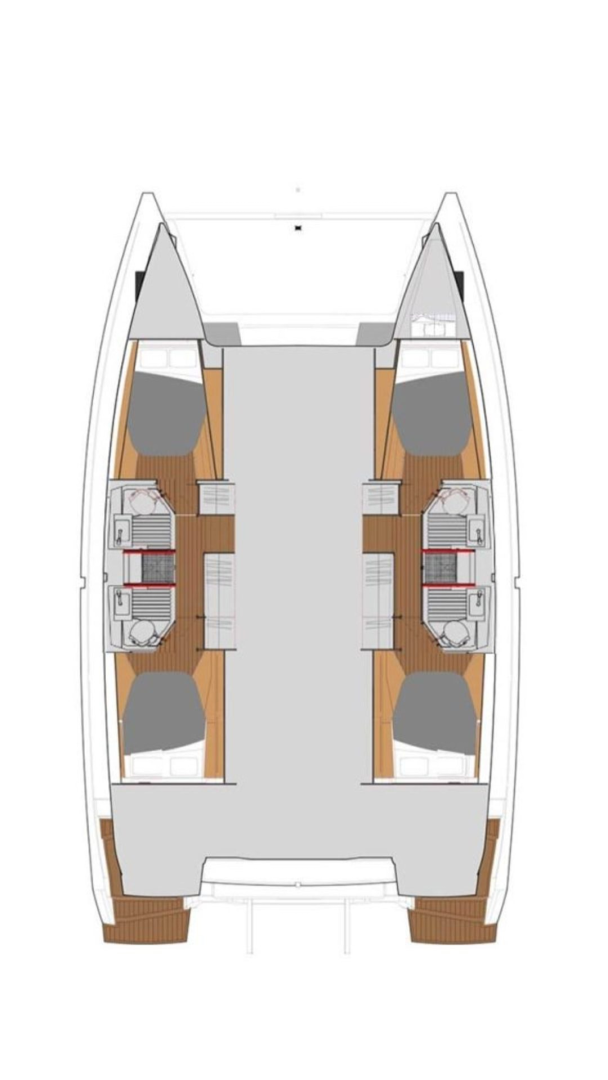 Pronájem jachty v Kotor -Fountaine Pajot Astrea 42 na Samboatu