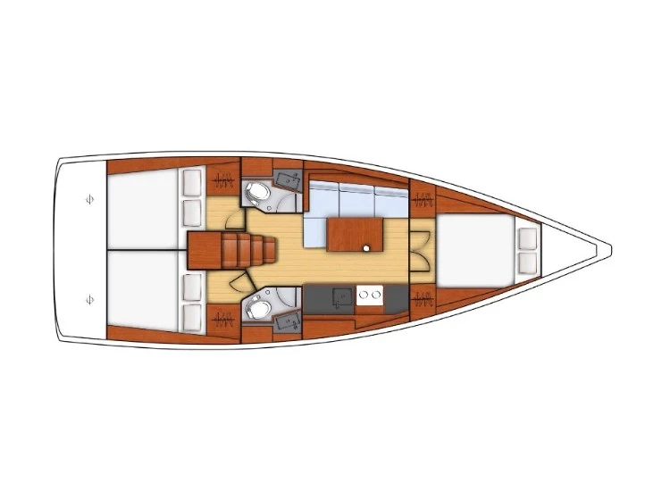Bénéteau Oceanis 38.1 jednotlivci a charterové společnosti v Castellammare del Golfo