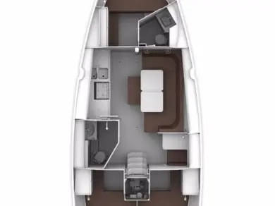 Pronájem lodi Bavaria Cruiser 41S v Murter-Kornati na Samboatu