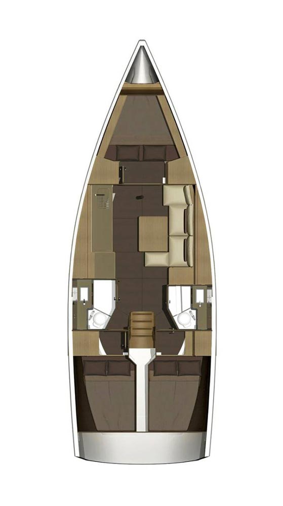 Pronajmout si Dufour Dufour 382 Grand Large v Golfo Aranci