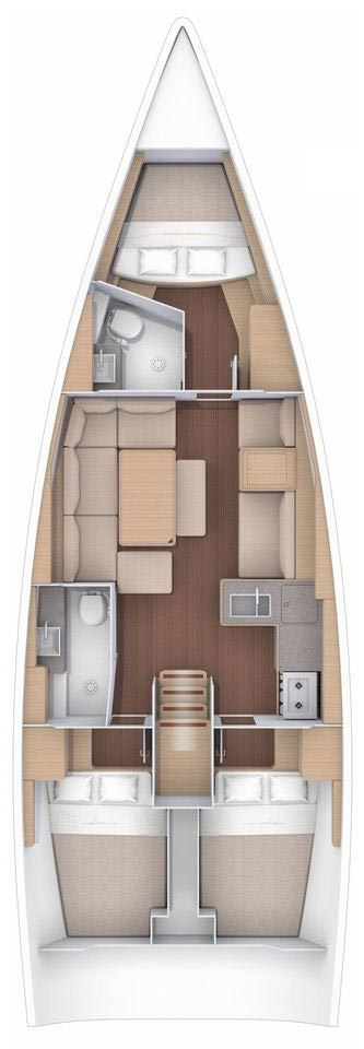 Pronajmout si Dufour Dufour 412 v Murter-Kornati