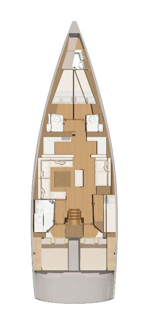 Dufour Dufour 56 Exclusive jednotlivci a charterové společnosti v Trogir