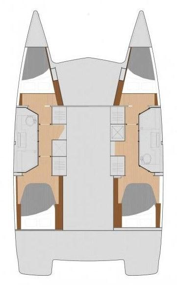 Pronájem Katamarán v Biograd Na Moru -Fountaine Pajot Lucia 40