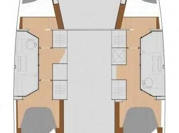 Pronájem Katamarán v Biograd Na Moru -Fountaine Pajot Lucia 40