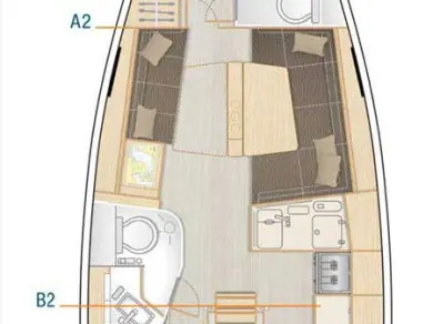 Hanse Hanse 388 jednotlivci a charterové společnosti v Šibenik 