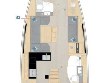 Pronájem jachty v Šibenik  -Hanse Hanse 410 na Samboatu