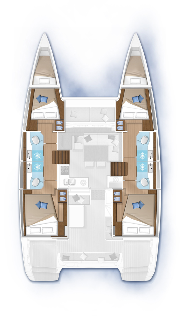 Pronájem lodi Šibenik  lákavé ceny Lagoon 40