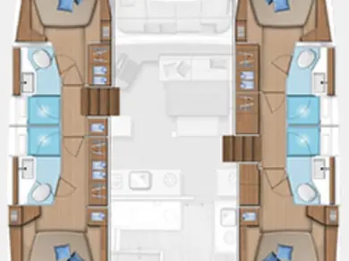 Pronájem lodi Šibenik  lákavé ceny Lagoon 46
