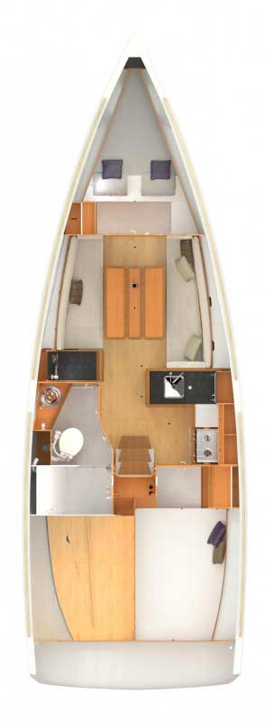 Pronájem Plachetnice v Golfo Aranci -Jeanneau Sun Odyssey 349