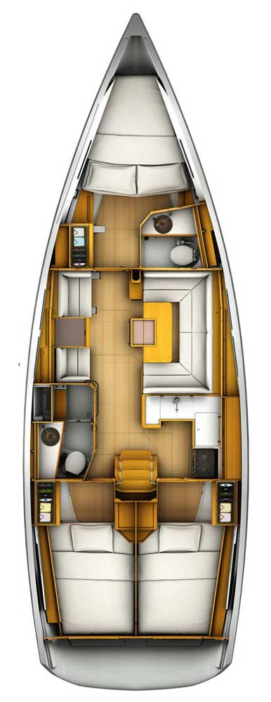 Pronájem lodi Jeanneau Sun Odyssey 419 v Palma de Mallorca na Samboatu