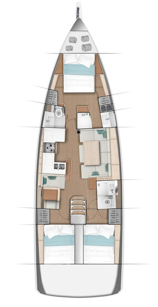 Pronajmout si Jeanneau Sun Odyssey 490 v Göcek 